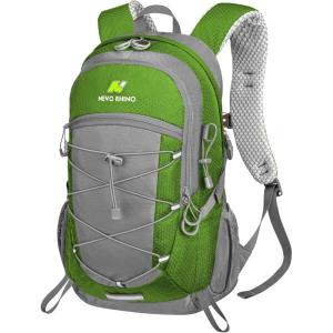 imageN NEVO RHINO Hiking Backpack 20L Water Resistant Outdoor Day PackLightweight Travel Small Backpack for Men WomenArmygreen