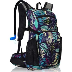 imageN NEVO RHINO Hydration Backpack 18L Multipurpose Hiking Backpack with 3L Water Bladder Water Backpack Insulated Hydration Pack Ideal for Hiking and Cyclingblue print
