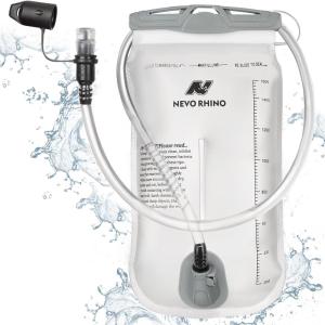imageN NEVO RHINO Hydration Bladder15L 2L3L Leak Proof Water Reservoir BPA Free Water Pouch Water Bladder for Hydration PackHiking Backpack15L Water BladderWhite