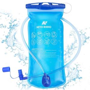 imageN NEVO RHINO Hydration Bladder15L 2L3L Leak Proof Water Reservoir BPA Free Water Pouch Water Bladder for Hydration PackHiking Backpack2L Water Bladder