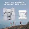 imageRunning Vest with 350 ML TPU Soft Flask Small Running Water Vest Adjustable Chest Straps Lightweight Hydration Vest Pack for Trail Marathon Hiking Cycling for Women Men MiniGray