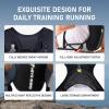 imageRunning Vest with 350 ML TPU Soft Flask Small Running Water Vest Adjustable Chest Straps Lightweight Hydration Vest Pack for Trail Marathon Hiking Cycling for Women Men MiniBlack