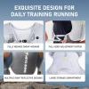 imageRunning Vest with 350 ML TPU Soft Flask Small Running Water Vest Adjustable Chest Straps Lightweight Hydration Vest Pack for Trail Marathon Hiking Cycling for Women Men MiniGray