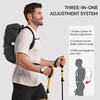 image:imageN NEVO RHINO 16L Hiking amp Commuter Backpack Lightweight Daypack for Men Women Breathable Backpanel Hydration Port Outdoor Backpack for Camping TravelBlack