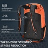 image:imageN NEVO RHINO 16L Hiking amp Commuter Backpack Lightweight Daypack for Men Women Breathable Backpanel Hydration Port Outdoor Backpack for Camping TravelOrange