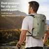 image:imageN NEVO RHINO 16L Hiking amp Commuter Backpack Lightweight Daypack for Men Women Breathable Backpanel Hydration Port Outdoor Backpack for Camping TravelGreen