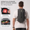 image:imageN NEVO RHINO 16L Hiking amp Commuter Backpack Lightweight Daypack for Men Women Breathable Backpanel Hydration Port Outdoor Backpack for Camping TravelBlack