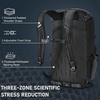 image:imageN NEVO RHINO 16L Hiking amp Commuter Backpack Lightweight Daypack for Men Women Breathable Backpanel Hydration Port Outdoor Backpack for Camping TravelBlack