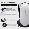image:imageN NEVO RHINO 17L Lightweight Hiking Backpack with 500ml17oz Soft Flask for Men amp Women Hydration Backpack Trekking Daypack for Hiking Camping TravelingWhite