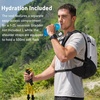 image:imageN NEVO RHINO 17L Lightweight Hiking Backpack with 500ml17oz Soft Flask for Men amp Women Hydration Backpack Trekking Daypack for Hiking Camping TravelingWhite