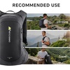 image:imageN NEVO RHINO 17L Lightweight Hiking Backpack with 500ml17oz Soft Flask for Men amp Women Hydration Backpack Trekking Daypack for Hiking Camping TravelingBlack