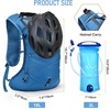 image:imageN NEVO RHINO Hydration Backpack Lightweight Hiking Water Backpack Hydro Bike Pack with 70 oz 2L Water Bladder Hydration Daypack for Cycling Rave MountainCoral Blue