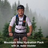 image:imageN NEVO RHINO Hydration Backpack Lightweight Hiking Water Backpack Hydro Bike Pack with 70 oz 2L Water Bladder Hydration Daypack for Cycling Rave MountainBlack