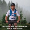 image:imageN NEVO RHINO Hydration Backpack Lightweight Hiking Water Backpack Hydro Bike Pack with 70 oz 2L Water Bladder Hydration Daypack for Cycling Rave MountainCoral Blue