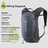 image:imageN NEVO RHINO Hydration Backpack Lightweight Small Hiking Backpack with Water Bladder 2L Insulated Water Daypack for Cycling Running Trail RaveSapphire Blue