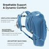 image:imageN NEVO RHINO Hydration BackpackWater Backpack with 50 oz 15L Water Bladder Bike Hydration Pack for Men Women 6L Lightweight Hydration Hiking Backpack for Cycling HikingCoral Blue