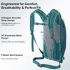 image:imageN NEVO RHINO Small Hiking amp Trekking Backpack 10L Lightweight Travel Backpack Hiking Daypack for Women MenGreen
