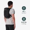 image:imageN NEVO RHINO 12L Hydration Backpack for Trail Running Lightweight Running Backpack with 2 TPU 500ML Soft Flask Running Vest for Women MenBlack