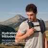 image:imageN NEVO RHINO 12L Hydration Backpack for Trail Running Lightweight Running Backpack with 2 TPU 500ML Soft Flask Running Vest for Women MenBlack