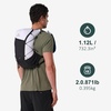 image:imageN NEVO RHINO 12L Hydration Backpack for Trail Running Lightweight Running Backpack with 2 TPU 500ML Soft Flask Running Vest for Women MenWhite