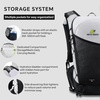image:imageN NEVO RHINO 12L Hydration Backpack for Trail Running Lightweight Running Backpack with 2 TPU 500ML Soft Flask Running Vest for Women MenWhite