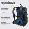 image:imageN NEVO RHINO 20L Hiking Internal Frame Backpack for Men Women Small Travel Backpack Waterproof Backpack with Rain CoverBlack