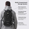 image:imageN NEVO RHINO 20L Hiking Internal Frame Backpack for Men Women Small Travel Backpack Waterproof Backpack with Rain CoverBlack
