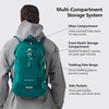 image:imageN NEVO RHINO 20L Hiking Internal Frame Backpack for Men Women Small Travel Backpack Waterproof Backpack with Rain CoverDark Green