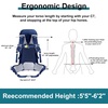 image:imageN NEVO RHINO 35L Internal Frame BackpackWomen Mens Backpacking Backpack with Rain Cover305 Liter Lightweight Hiking Backpacking Packs for CampingHikingTravelingDark Blue