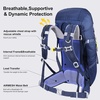 image:imageN NEVO RHINO 35L Internal Frame BackpackWomen Mens Backpacking Backpack with Rain Cover305 Liter Lightweight Hiking Backpacking Packs for CampingHikingTravelingDark Blue