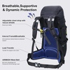 image:imageN NEVO RHINO 35L Internal Frame BackpackWomen Mens Backpacking Backpack with Rain Cover305 Liter Lightweight Hiking Backpacking Packs for CampingHikingTravelingBlack