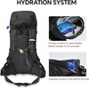 image:imageN NEVO RHINO 40L Internal Frame Hiking Backpack for Men Women with Rain Cover Lightweight Outdoor Backpacking Backpack for Camping Hiking TravelingBlack