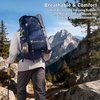 image:imageN NEVO RHINO 40L Internal Frame Hiking Backpack for Men Women with Rain Cover Lightweight Outdoor Backpacking Backpack for Camping Hiking TravelingBlue