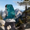 image:imageN NEVO RHINO 40L Internal Frame Hiking Backpack for Men Women with Rain Cover Lightweight Outdoor Backpacking Backpack for Camping Hiking TravelingDark Green