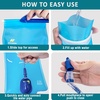 image:imageN NEVO RHINO Hydration Bladder 2L3LWater Reservoir for Hiking Backpack Leak Proof Water Storage BladderBPAFree Water Pouch Hydration Pack for Camping Cycling Running2Lwith clean kitblue