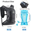 image:imageN NEVO RHINO Lightweight Hydration BackpackHiking Backpack with 2L Water BladderHydropack Water Backpack for Cycling Running Trail RaveBlack