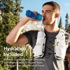 image:imageN NEVO RHINO Running Hydration Vest with 2 TPU 500ml Soft Flask for Men Women Lightweight Adjustable Water Backpack for Trail Running Hikingwhite