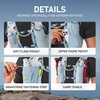 image:imageN NEVO RHINO Running Vest for Women Men 5L Lightweight Running Hydration Vest with 2 TPU 500ml Soft Flask Breathable Hydration Backpack for Trail Running Hiking Shorter Runsblue