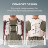 image:imageN NEVO RHINO Running Vest for Women Men 5L Lightweight Running Hydration Vest with 2 TPU 500ml Soft Flask Breathable Hydration Backpack for Trail Running Hiking Shorter Runswhite