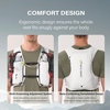 image:imageN NEVO RHINO Running Vest for Women Men Hydration Vest with 2 TPU 500ML Soft Flask Lightweight Breathable Hydration Backpack for Trail RunningWhite