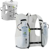 image:imageN NEVO RHINO Running Vest for Women Men 5L Lightweight Running Hydration Vest with 2 TPU 500ml Soft Flask Breathable Hydration Backpack for Trail Running Hiking Shorter Runswhite