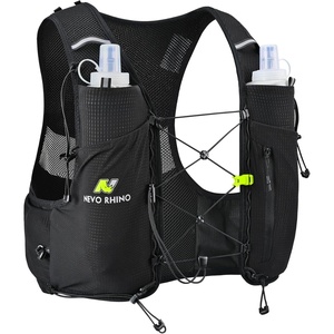 image:imageN NEVO RHINO Running Hydration Vest with 2 TPU 500ml Soft Flask for Men Women Lightweight Adjustable Water Backpack for Trail Running Hikingblack