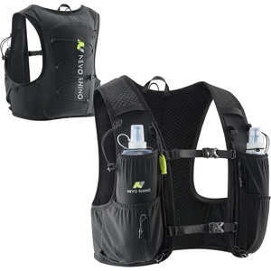 image:imageN NEVO RHINO Running Vest for Women Men 5L Lightweight Running Hydration Vest with 2 TPU 500ml Soft Flask Breathable Hydration Backpack for Trail Running Hiking Shorter Runsblack