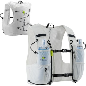image:imageN NEVO RHINO Running Vest for Women Men 5L Lightweight Running Hydration Vest with 2 TPU 500ml Soft Flask Breathable Hydration Backpack for Trail Running Hiking Shorter Runswhite