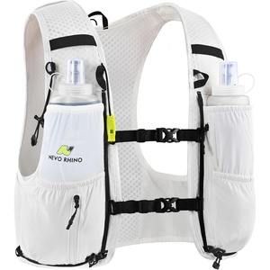 image:imageN NEVO RHINO Running Vest for Women Men Hydration Vest with 2 TPU 500ML Soft Flask Lightweight Breathable Hydration Backpack for Trail RunningWhite