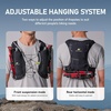 image:imageN NEVO RHINO Running Hydration Vest with 15L Water Bladder amp Dual 500ml Soft Flask for Men WomenAdjustable Lightweight 5L Water Backpack for Hiking Trail Running Marathon CyclingBlack