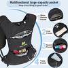 image:imageN NEVO RHINO Running Vest with Water Bladder 15 Liter Small Hydration Water Vest Lightweight Hydration Pack MultiPocket 11x  for Hiking Race Trail Marathon for Women MenBlack