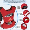 image:imageN NEVO RHINO Running Vest with Water Bladder 15 Liter Small Hydration Water Vest Lightweight Hydration Pack MultiPocket 11x  for Hiking Race Trail Marathon for Women MenRed
