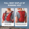 image:imageN NEVO RHINO Running Vest with Water Bladder 15 Liter Small Hydration Water Vest Lightweight Hydration Pack MultiPocket 11x  for Hiking Race Trail Marathon for Women MenRed
