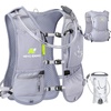 image:imageN NEVO RHINO Running Vest with Water Bladder 15 Liter Small Hydration Water Vest Lightweight Hydration Pack MultiPocket 11x  for Hiking Race Trail Marathon for Women MenGray